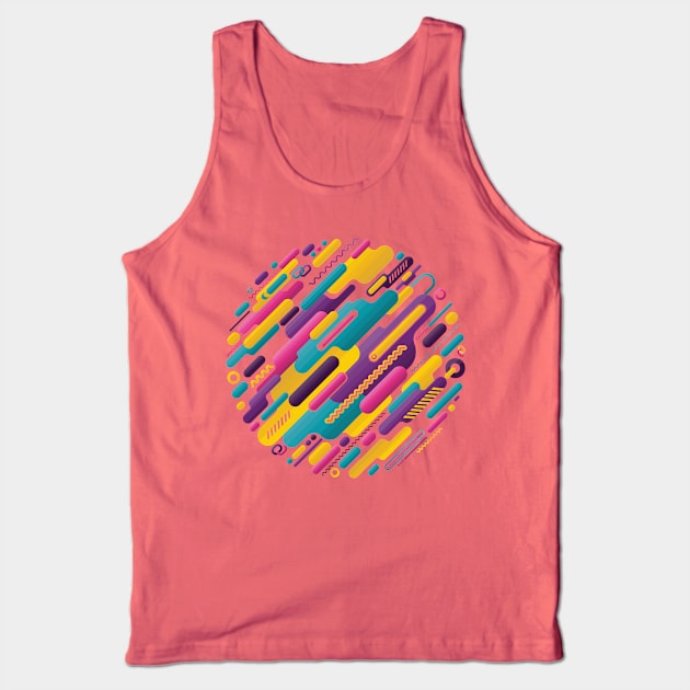 Circle abstract Tank Top by endi318